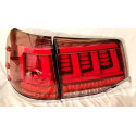 Toyota Land Cruiser 200 2016+ задні фари LED червоні стиль CP