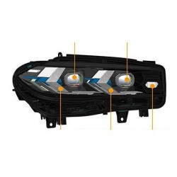 BMW X5 F15 оптика передняя FULL LED G05 2024+ look стиль SY