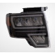Ford F150 Mk12 2009+ передні фари Full LED чорні YZ1