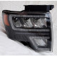 Ford F150 Mk12 2009+ передні фари Full LED чорні YZ1