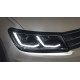 Volkswagen Tiguan L 2016+ оптика передняя черная Full LED 2020 look