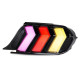 Ford Mustang GT 2015+ фонари белые RGB Euro 2023 look стиль CP