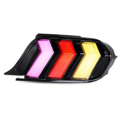 Ford Mustang GT 2015+ фонари белые RGB Euro 2023 look стиль CP