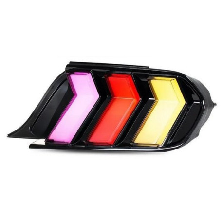 Ford Mustang GT 2015+ ліхтарі білі RGB Euro 2023 look стиль CP