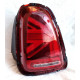 Задняя LED оптика Mini Cooper R56 2006+ красная стиль Union Jack