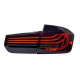 Задняя LED оптика BMW 3 F30 2012+ черная Laser M4