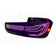 Задняя LED оптика BMW 3 F30 2012+ черная Laser M4 RGB