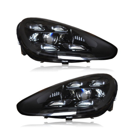 Porsche Cayenne 958 2011+ передние FULL LED стиль 2018+ V1