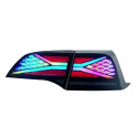 Tesla Model 3 задние LED стиль X RGB