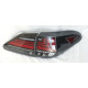 Lexus RX270 2009+ задні LED фари чорні