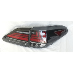 Lexus RX270 2009+ задние LED фонари черные