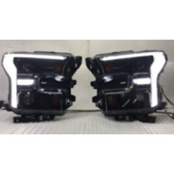 Ford F150 Mk13 2015+ передні LED фари чорні Full LED