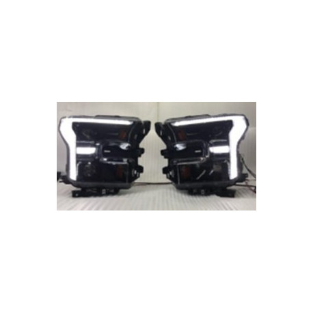 Ford F150 Mk13 2015+ передние LED фары черные Full LED