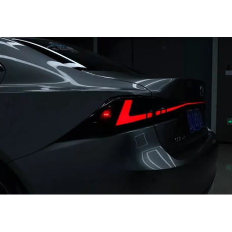 Lexus IS250 2013+ задние LED фонари черные