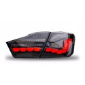 Toyota Camry V50 задние LED фонари черные OLED стиль