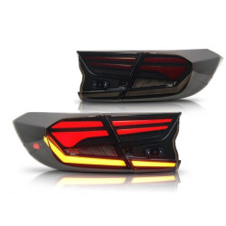 Honda Accord 10 2018+ задние LED фонари черные Ray