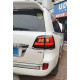 Toyota Land Cruiser LC 200 2008-2016 задние LED фонари черные ZW стиль