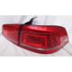 Volkswagen Passat B7 2011+ задние LED фонари красные