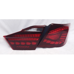 Toyota Camry V50 задние LED фонари красные стиль OLED BW