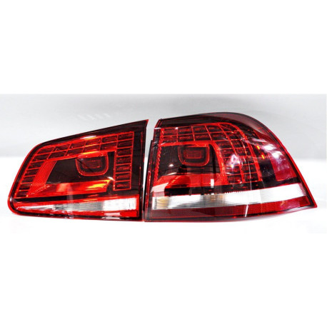 Volkswagen Touareg NF 2011-2018 задние LED фонари красные темные RSU