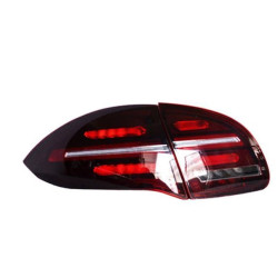 Porsche Cayenne 958 2011+ задняя оптика FULL LED 2018+ look красная