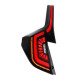 Оптика задня Honda Jazz Fit 2013+ LED чорна ZW