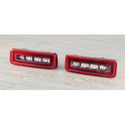Land Rover Defender L663 2020+ задние LED вставки красные