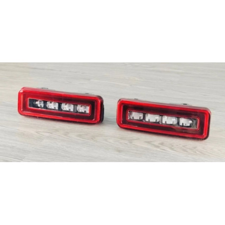 Land Rover Defender L663 2020+ задние LED вставки красные