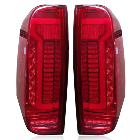 Nissan Navara D40 2005+ оптика задняя LED красная стиль LG