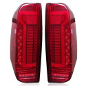 Nissan Navara D40 2005+ оптика задняя LED красная стиль LG