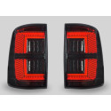 Dodge Ram 1500 Classic 2009+ задняя LED оптика черная стиль WY