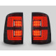 Dodge Ram 1500 Classic 2009+ задняя LED оптика черная стиль WY