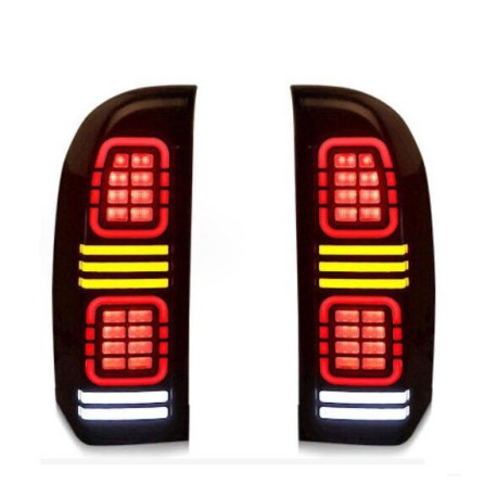Nissan Patrol Y61 2005+ задняя LED оптика черная CP