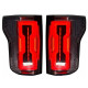 Ford F150 Mk13 2015+ задняя LED оптика черная стиль LG