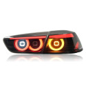Mitsubishi Lancer X задняя LED оптика черная стиль JDM CP