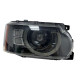 Range Rover Vogue L322 2010+ передняя Full LED оптика черная стиль Defender
