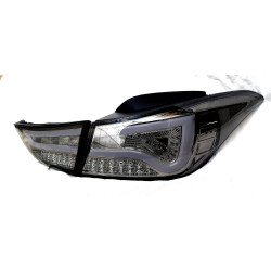 Hyundai Elantra MD оптика задня хром 100% LED WH