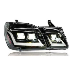 Lexus LX470 1998+ оптика передня Full LED чорна ZW