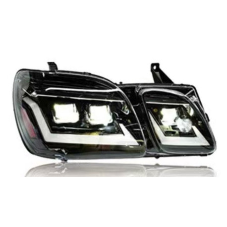 Lexus LX470 1998+ оптика передняя Full LED черная ZW