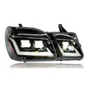 Lexus LX470 1998+ оптика передняя Full LED черная ZW