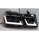 Lexus LX470 1998+ оптика передняя Full LED черная ZW