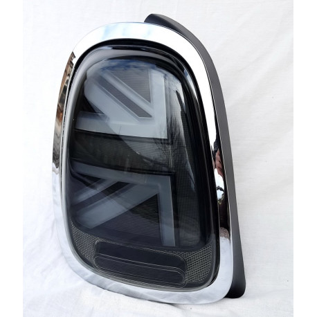 Mini Cooper F55/ F56/ F57 оптика задняя LED Union Jack с молдингом стиль черная