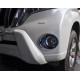 Toyota Prado 150 2014+ накладки хром на противотуманные фары