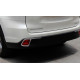 Toyota Highlander XU50 2014 накладка хром на противотуманные фонари