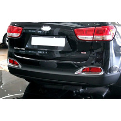 Kia Sorento UM 2015+ хром накладки на протитуманні фари