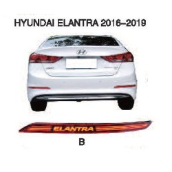 Hyundai Elantra AD 2016+ LED вставки катафоти в задній бампер тип B