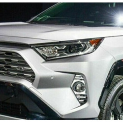Toyota RAV4 2019+ хром накладки на противотуманные фары тип A