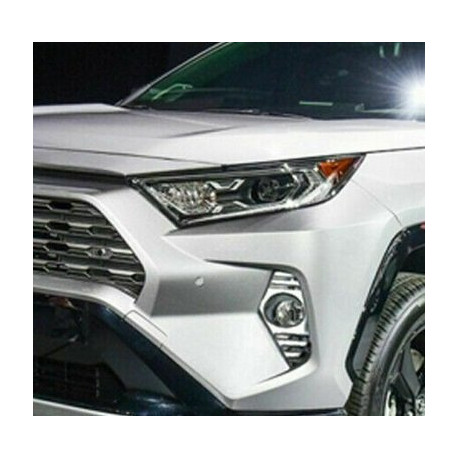 Toyota RAV4 2019+ хром накладки на протитуманні фари тип A