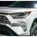 Toyota RAV4 2019+ хром накладки на протитуманні фари тип A