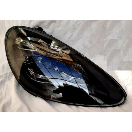 Передня FULL LED-оптика для Porsche Cayenne 958 (2011+) тюнінг 2018+ look чорна SJC